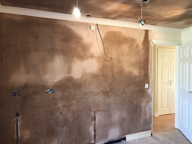 PLASTERING DONE