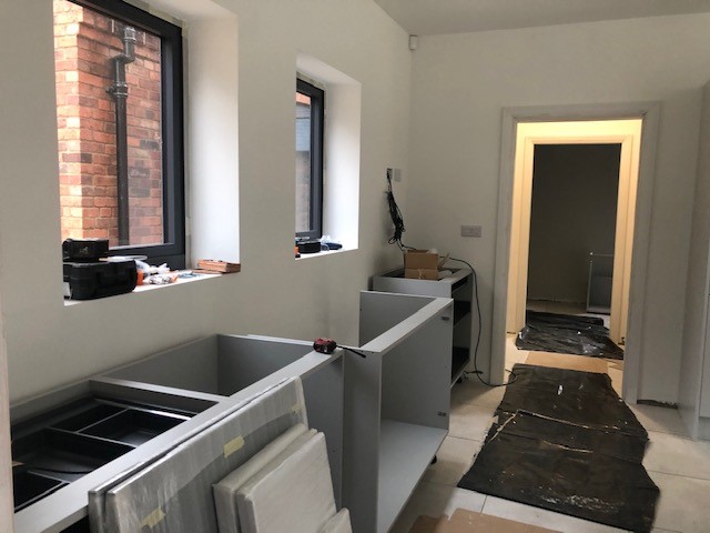 DELIVERY AND FIT NEW KITCHEN 