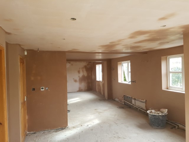 PLASTERING DONE