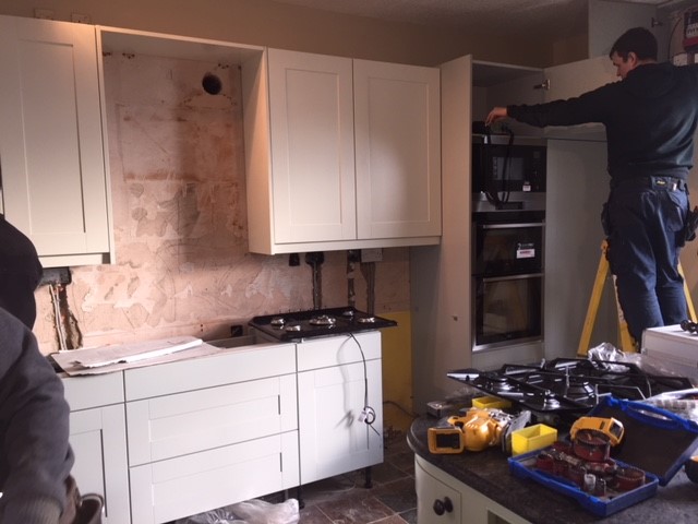 New Kitchen Getting Fitted